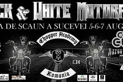 Concerte Phoenix, Celelalte Cuvinte şi Bucovina, parada moto și o motocicleta premiu, la Black & White Motorfest