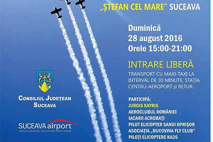 Suceava Air Show - avioane, elicoptere şi spectacol pirotehnic