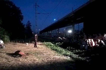“Trenul de noapte" a ajuns în Gara Burdujeni, cu un numar record de spectatori