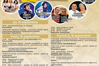 Zilele Humorului, cu Loredana, Voltaj, Semnal M, Delia și Heaven - program complet