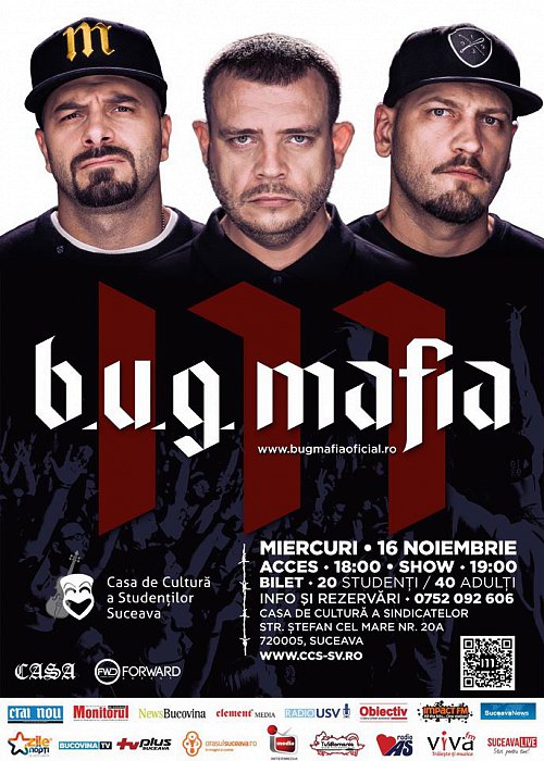 Concert BUG Mafia la Suceava