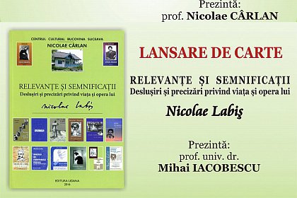 Lansare de carte și muzică folk, sub genericul „Nicolae Labiș după 60 de ani”