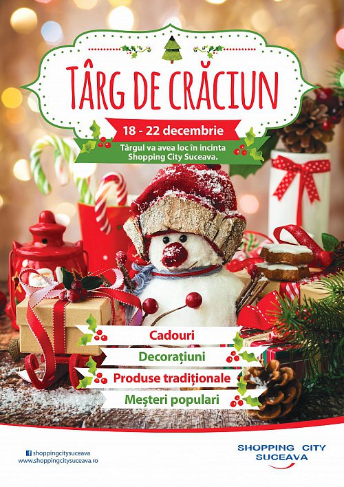 Targ de Craciun la Shopping City Suceava