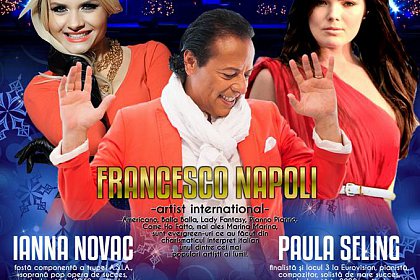 Paula Seling, Francesco Napoli şi Ianna Novac aduc "Magic Christmas" la Suceava