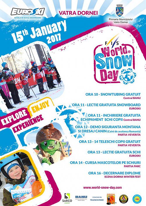 World Snow Day la Vatra Dornei