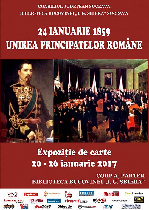 Expoziţie de carte "Unirea Principatelor Române" la Biblioteca Bucovinei