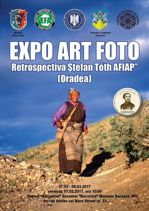 Expoziţia retrospectivă a artistului fotograf Ștefan Tóth AFIAP la Suceava