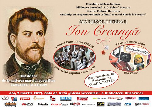 Mărţişor literar „Ion Creangă”, la Biblioteca Bucovinei