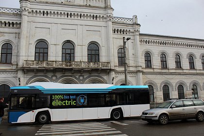 Călătorii gratuite cu un autobuz electric Solaris, timp de 10 zile