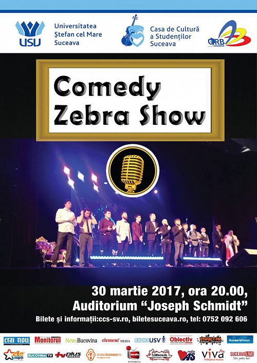 Invitație la râs cu Comedy Zebra Show