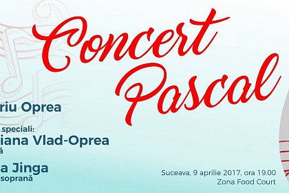 Concert Pascal, cu Filarmonica de Stat Botoşani, la Iulius Mall