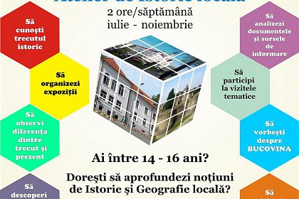 "Să cunoaștem Bucovina” - ateliere de Istorie locală la Biblioteca Bucovinei