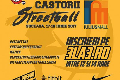 Campionat național de streetball, în parcarea Iulius Mall Suceava