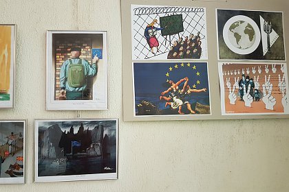 Expoziţia Internaţională de Grafică Satirică Bucovina – România și-a desemnat câștigătorii - Foto