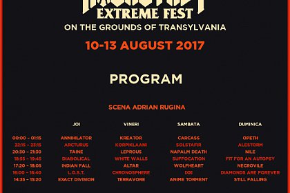 Rockstadt Extreme Fest - patru zile de muzică extremă în Cetatea Râșnovului