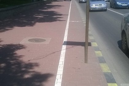 Noi piste de bicicletă în Suceava, care nu se vor mai opri în stâlpi