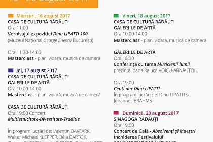 A început Festivalul Sommerfest – Muzica Comunităţilor, la Rădăuţi