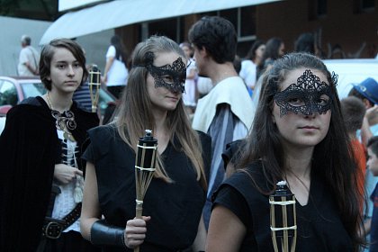 Parada cu făclii a deschis festivitățile celui mai mare festival medieval din țară, la Suceava - Galerie Foto