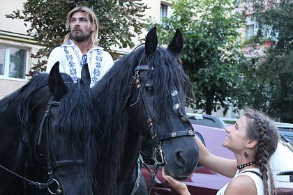 Parada cu făclii a deschis festivitățile celui mai mare festival medieval din țară, la Suceava - Galerie Foto