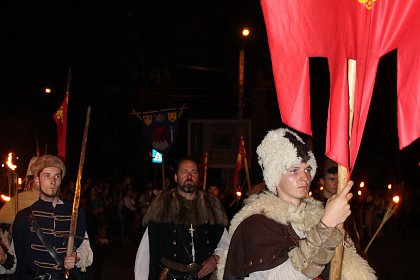 Parada cu făclii a deschis festivitățile celui mai mare festival medieval din țară, la Suceava - Galerie Foto