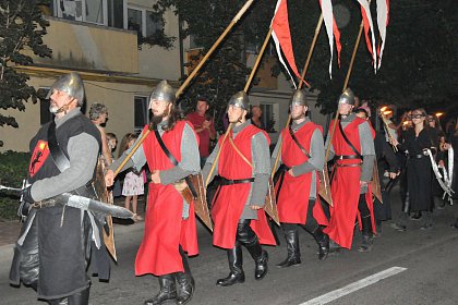 Parada cu făclii a deschis festivitățile celui mai mare festival medieval din țară, la Suceava - Galerie Foto