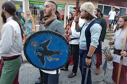 Parada cu făclii a deschis festivitățile celui mai mare festival medieval din țară, la Suceava - Galerie Foto