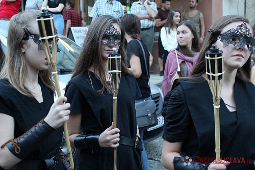 Parada cu făclii a deschis festivitățile celui mai mare festival medieval din țară, la Suceava - Galerie Foto