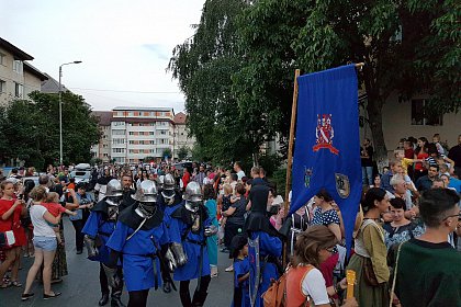 Parada cu făclii a deschis festivitățile celui mai mare festival medieval din țară, la Suceava - Galerie Foto