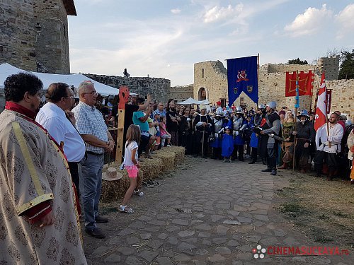 Cel mai mare festival medieval din România, deschis oficial, la Suceava, cu salve de tun și binecuvântarea lui Ștefan cel Mare