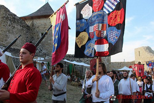 Cel mai mare festival medieval din România, deschis oficial, la Suceava, cu salve de tun și binecuvântarea lui Ștefan cel Mare