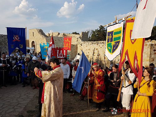 Cel mai mare festival medieval din România, deschis oficial, la Suceava, cu salve de tun și binecuvântarea lui Ștefan cel Mare