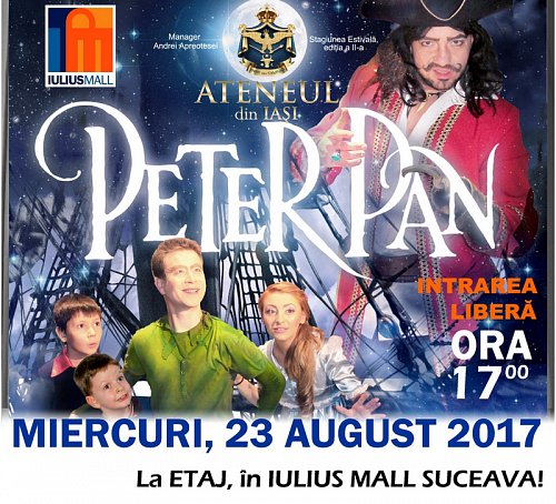 Două spectacole de teatru ale Ateneului Iași, miercuri și joi,  la Iulius Mall Suceava