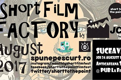 Short Film Festival Suceava, la Anticafenea