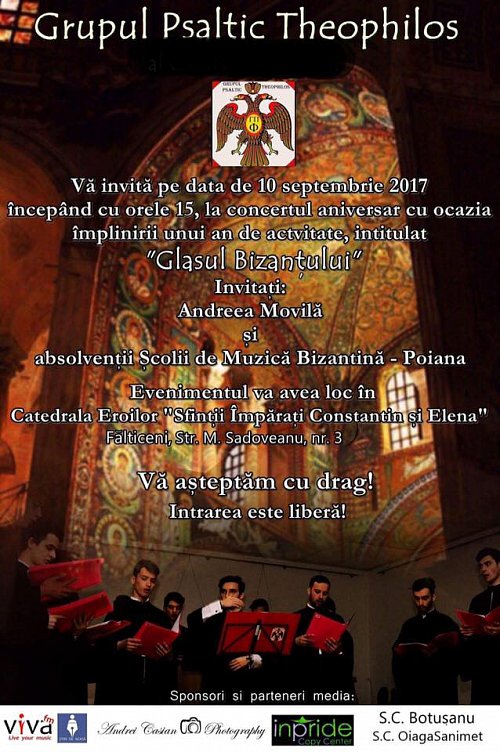 Concert Theophilos - "Glasul Bizanțului", la Falticeni