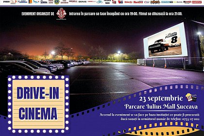 Drive-in Cinema în parcarea Iulius Mall Suceava