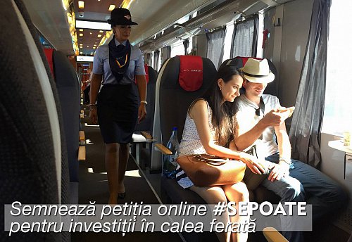 Un vagon modern va ajunge la Suceava în cadrul campaniei #SEPOATE , de modernizare a transportului feroviar