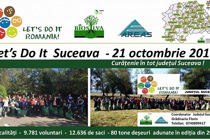 Suceava se alătură campaniei de curățenie “Let’s Do It, Romania”