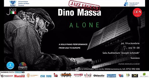 Jazz Legend DINO MASSA, în concert la Suceava și Rădăuți