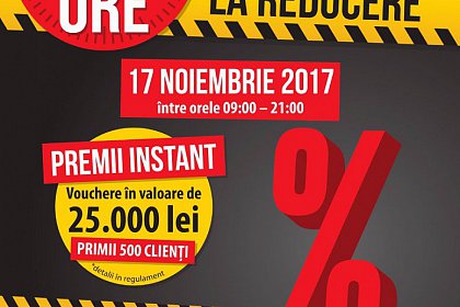 12 ore de cumpărături la reducere de Black Friday, la Shopping City Suceava