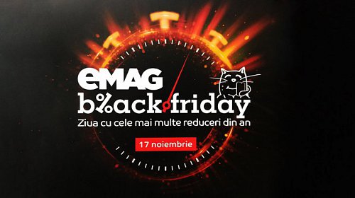 10 dintre produsele cu prețuri uimitoare care vor fi în oferta Emag de Black Friday 2017