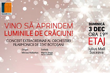 Concert extraordinar al Orchestrei Filarmonicii de Stat Botoșani, la Iulius Mall Suceava