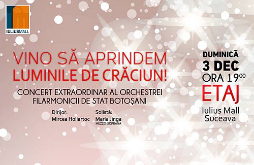 Concert extraordinar al Orchestrei Filarmonicii de Stat Botoșani, la Iulius Mall Suceava