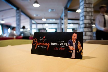 Concert gratuit Mirel Manea și orchestra, joi, la redeschiderea Restaurantului Padrino