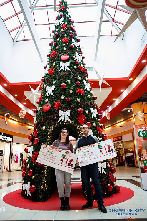 Shopping City Suceava şi-a premiat câştigătorii la tombola de Crăciun