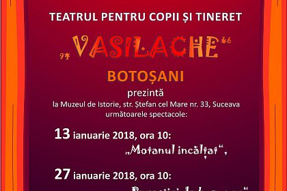 Teatru pentru copii, în ianuarie, la Muzeul de Istorie