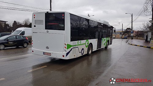 Călătorii gratuite cu un nou autobuz electric, în municipiul Suceava