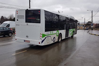 Călătorii gratuite cu un nou autobuz electric, în municipiul Suceava