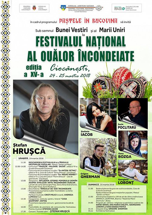 Festivalul Național al Ouălor Încondeiate, cu Ștefan Hrușcă, la Ciocănești