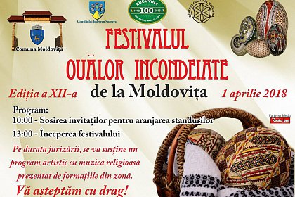 „Festivalul Ouălor Încondeiate”, pe 1 aprilie, la Moldoviţa
