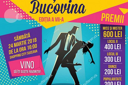 „Miss & Mister Bucovina” – concurs județean, la Shopping City Suceava